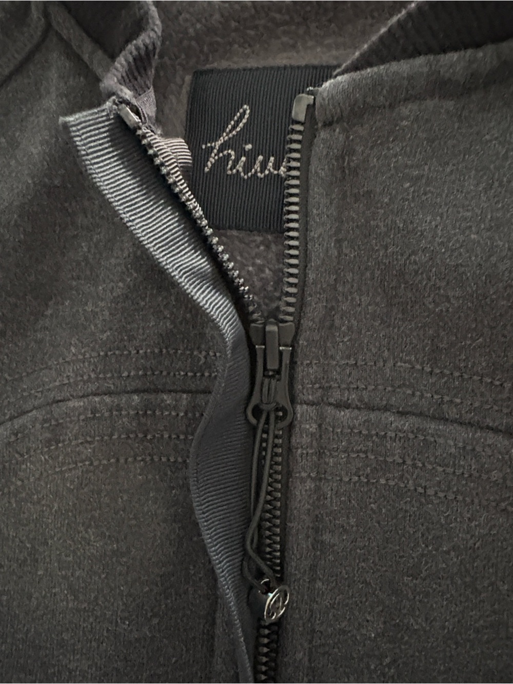 Lululemon Limited Edition 2013 Hiver Scuba Jacket ~ 10 ~ Grey - Picture 11 of 12